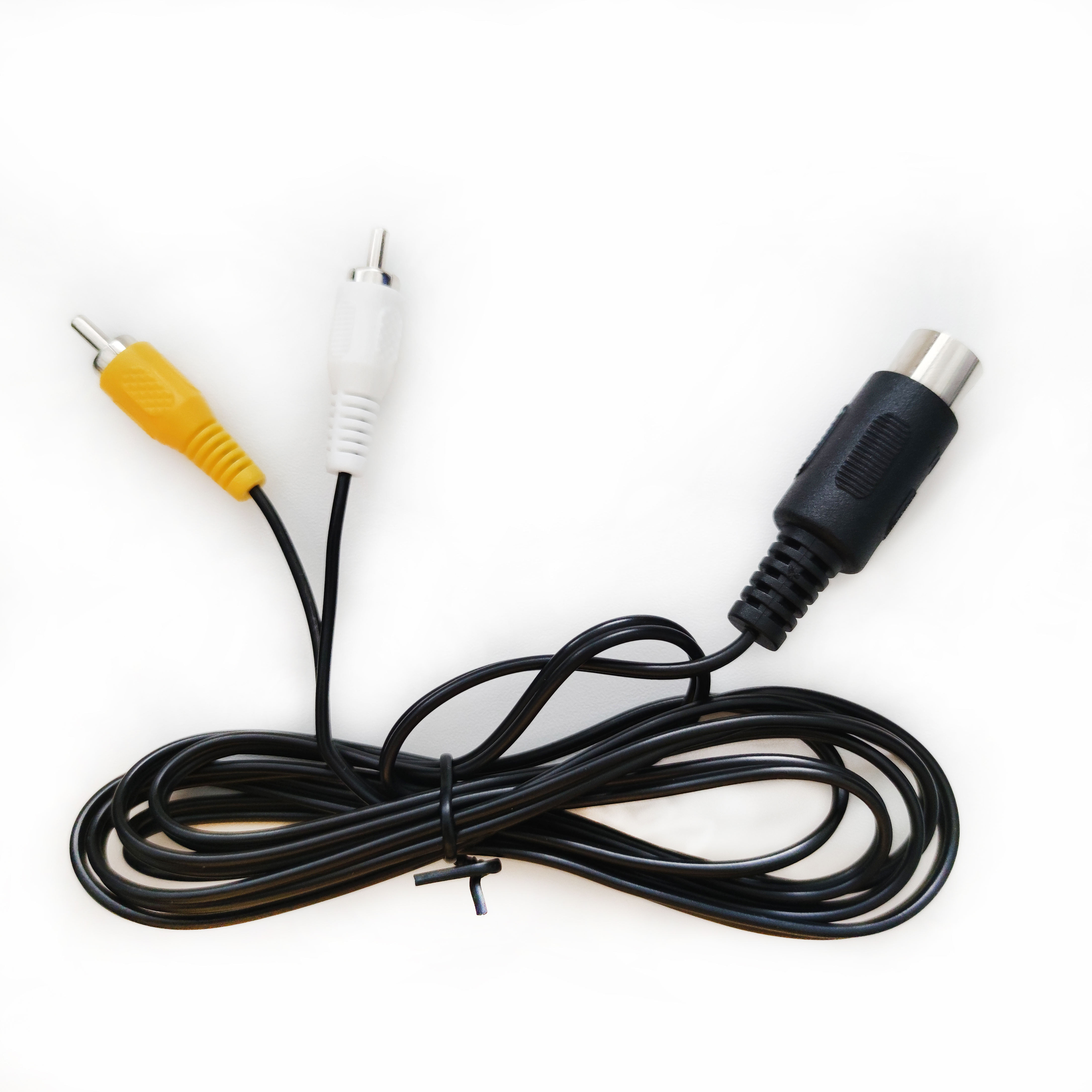 1.8m 6FT RCA Audio Video TV Adapter Cable for Sega Genesis 1 for Mega Drive 1 Master System 1 AV Cable